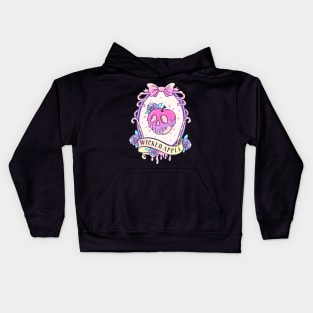 Hot goth summer wicked apple Kids Hoodie